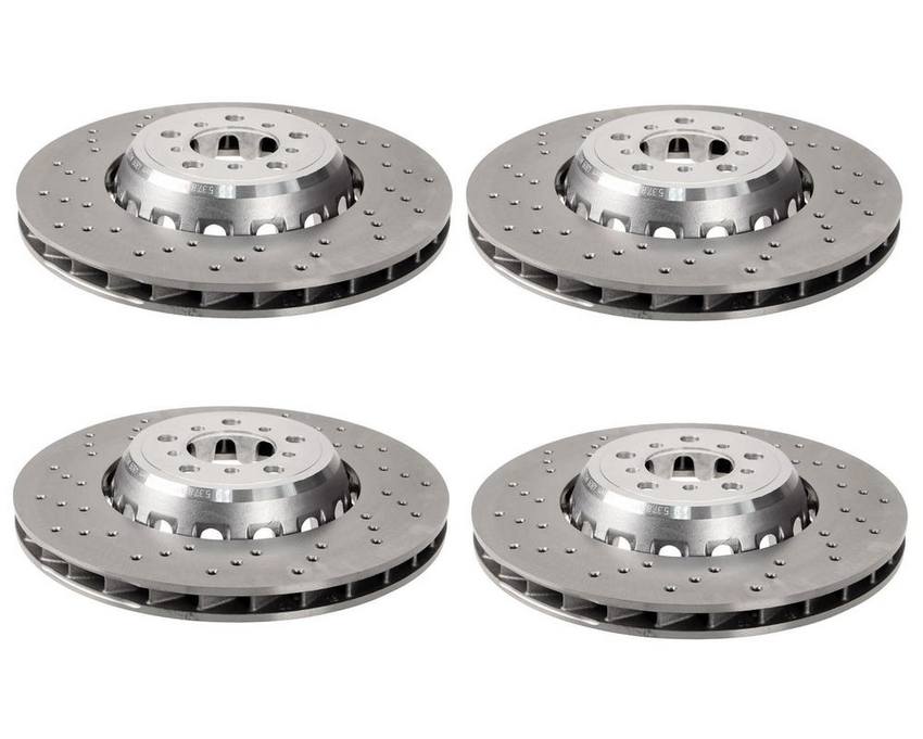 BMW Brake Rotor Set Kit Front and Rear (395mm/380mm) 34118054825 SHW